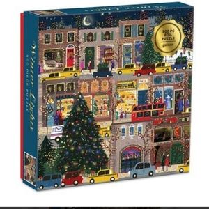 galison Winter light puzzle for Christmas